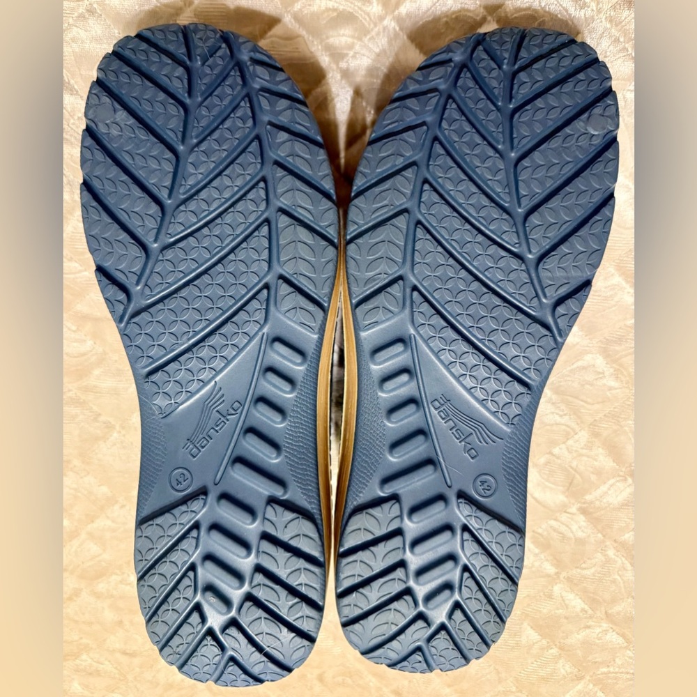 Dansko Blue Kane Eva Clogs with Natural Sole Size 42 - Picture 5 of 10